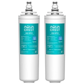 AQUA CREST 9601 Water Filter, Replacement for Moen 9601 ChoiceFlo 9600, 9602, 9500, 9501, 9502, Compatible with Moen Sip Filtered Kitchen Faucets, 750 Gallons or 6 Months, 2 Pack
