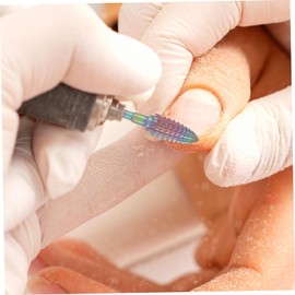 Outanaya Nail Art Drill Bit for Women Tungsten Carbide Manicure for Nail Polishing and Dead Skin Removal for Home and Salon Use