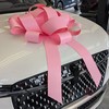 CarBowz Big Pink Car Bow, Giant 30" Bow, Non Scratch