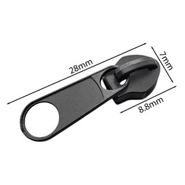 Gotetiso 120 Stück Buntes Reißverschluss Reparatur Set Reißverschluss Schieber Ersatz Nr.3 Zipperschieber Fix Reissverschluss Zipper Schieberegler für Nähen Kleidung Hose Rucksäcke Gepäck 15 Farben