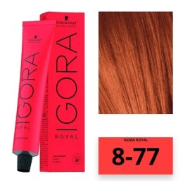 Tinte Schwarzkopf Professional Igora royal Reds tono 8-77 para cabello