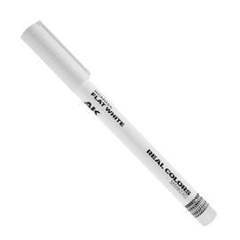 AK REAL COLORS MARKER RCM034 FLAT WHITE
