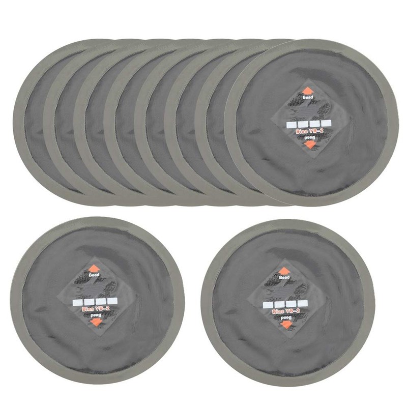universal tire and tube patches-Acouto Universal 10Pcs 90mm Car Tyre