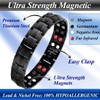 Vicmag Men Magnetic Bracelets Titanium Steel Magnet Bracelet Ultra Strength
