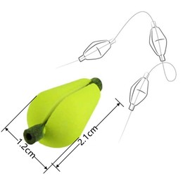 15 piezas de espuma de lágrima de golpe flotador de pesca con mosca Indicador de golpe de pesca para accesorios de pesca con mosca