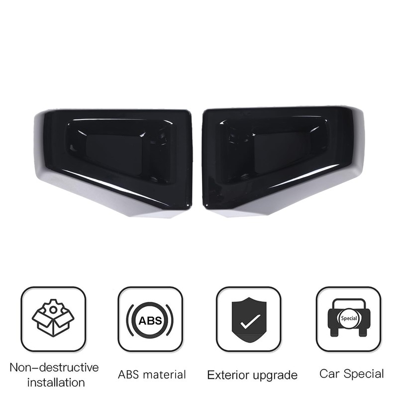 PIUGILH Front Bumper Bezel Corner Cover Compatible with 2003-2009 Hummer