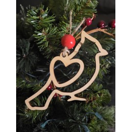 Cardinal Story Ornament - Heavenly Messenger Christmas Decoration