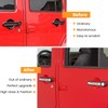 E-cowlboy Grab Handle Inserts Cover+Push Button Knobs Cover Trim for