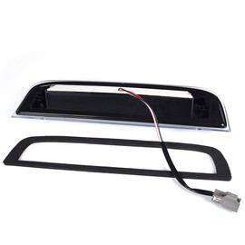 PIT66 LED 3rd Brake Light, Compatible with 2014-2018 Chevy Silverado Sierra High Mount Stop Light Black Housing Clear Lens