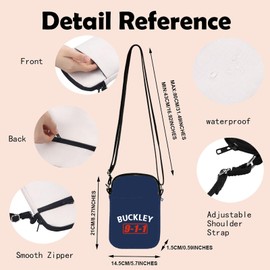 911 TV Show Inspired Gift 911 Crossbody Bag 911 TV Show Lover Gift 911 TV Show Merchandise For Female (BuckBag)