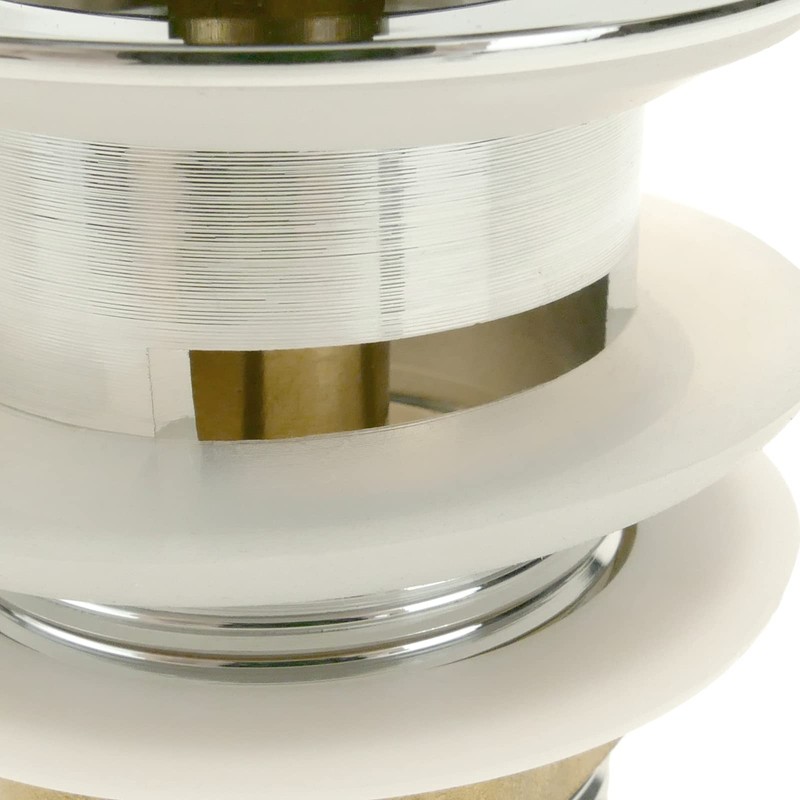 PrimeMatik - Universal Pop-Up Drain Fitting 9 cm for Washbasin