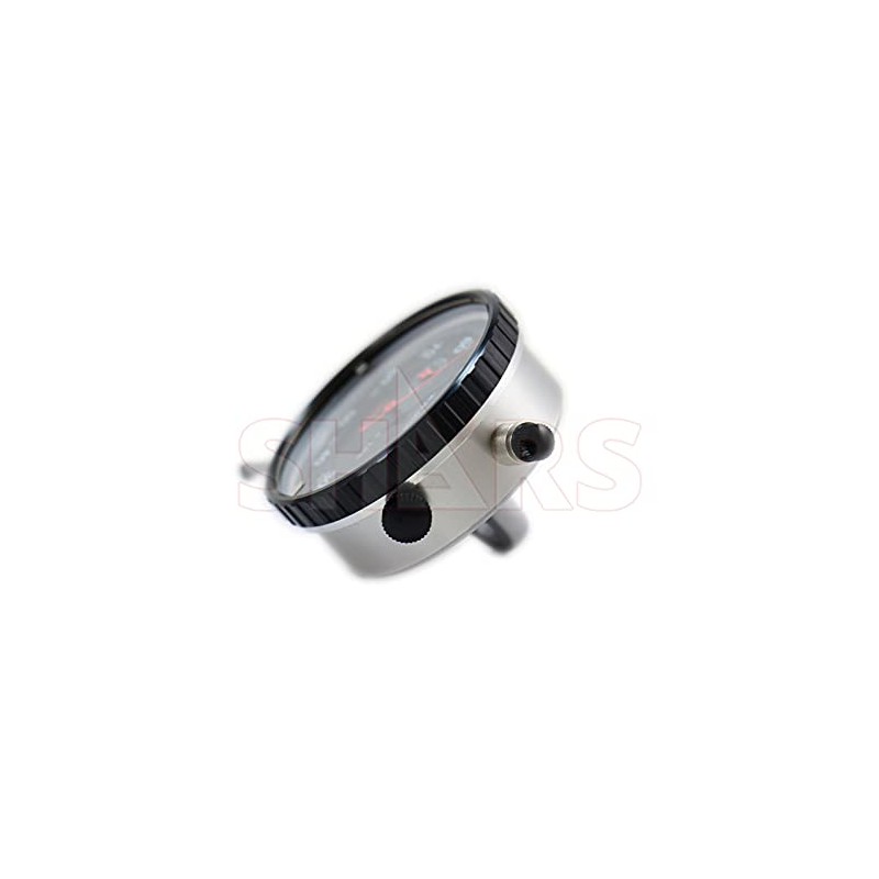 Shars Magnetic Base Indicator Back with 1" Dial Indicator Black