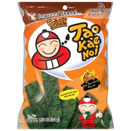 Tao Kae Noi Crispy Seaweed Snack Tom Yum Goong Shrimp Flavoured Seaweed Snack, 32 g