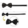 OcioDual Elegant Bow Tie for Men Simple Design with Adjustable