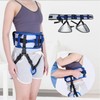 Patient Movement Walking Belt Standing Support Brace Rehabilitation Training Walking Seat Belt Orthosis Hospital Nursing Home Elderly Gray M