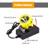 Super Bright Rechargeable LED Mining Headlamp, 1 Main + 6