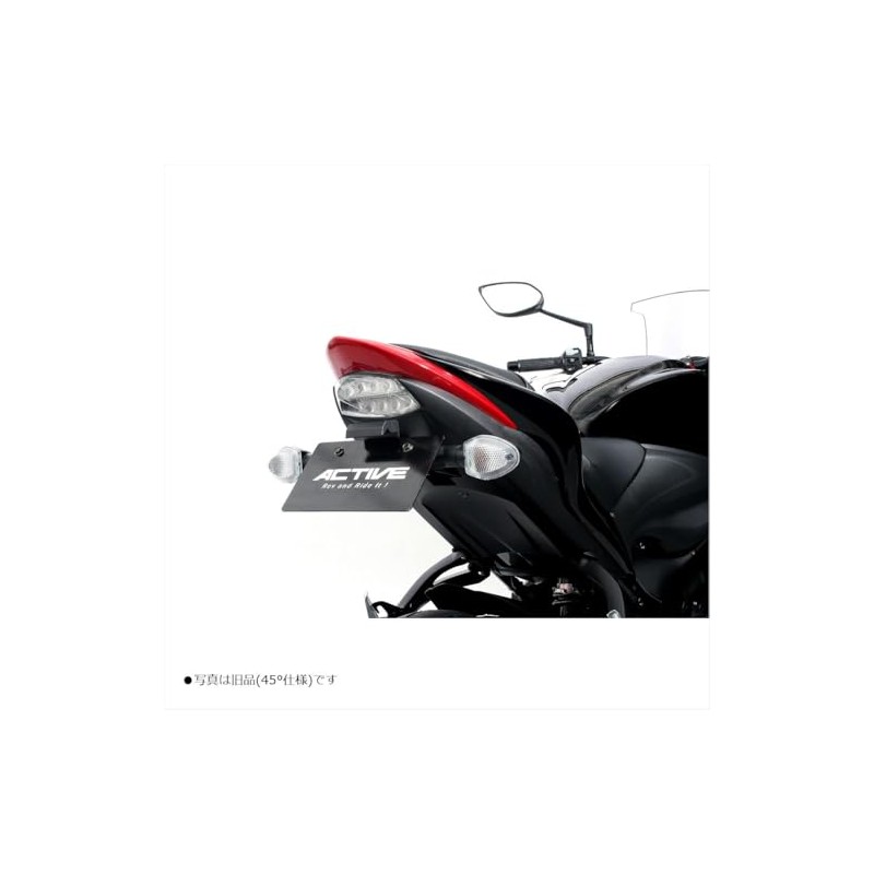 Active 1155046 Motorcycle Fenderless Kit with LED License Plate Light,