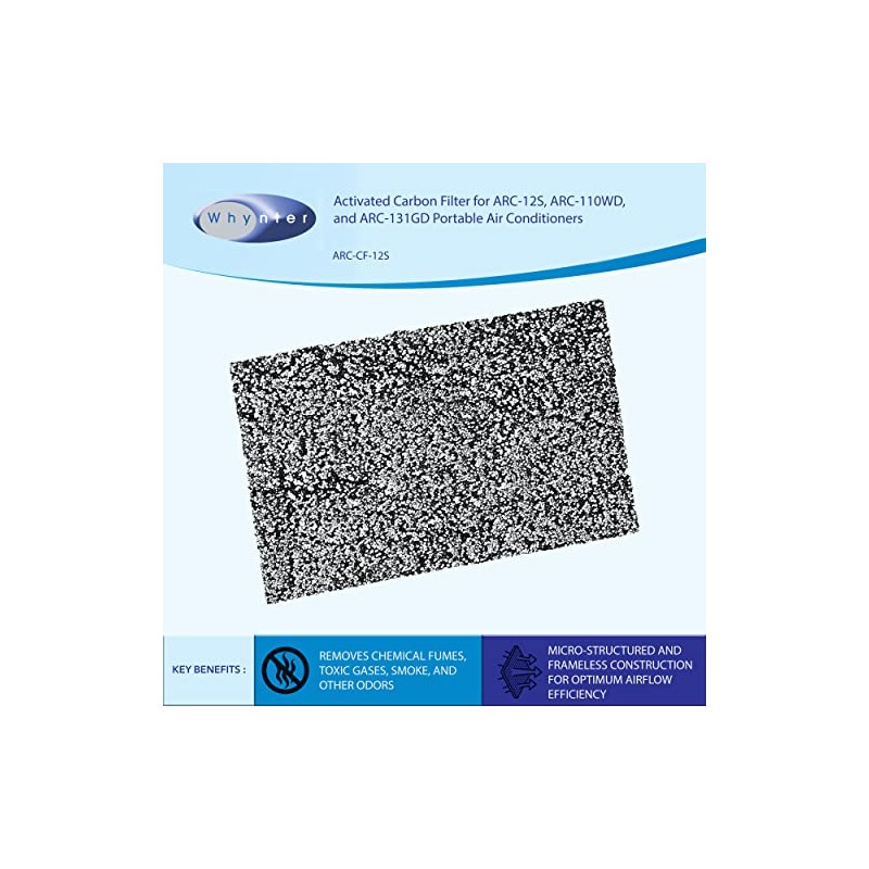 Whynter ARC-CF-12S Filter Replacement for Portable Air Conditioner Model ARC-12S