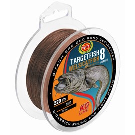 WFT TF8 Catfish Brown 0.60 mm 220 m 60 kg – Catfish Line for Fishing Catfish, Catfish Line for Catfish Fishing, Braided Fishing Line