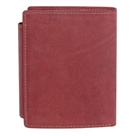 Harrys-Collection Women's Wallet in Vintage with Heart Special Edition, Sizes: One Size, Colours: Red, Leather, RFID Protection