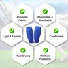 BoloShine 1 Pair Football Shin Pads Sleeves with Foam Padding,