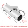316SS Marine Grade Boat Pipe Connector, Stainless Steel Folding Swivel