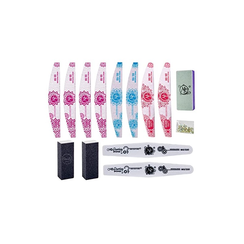 Mc Nails Set de Limas para Uñas Acrilicas 13 pzs