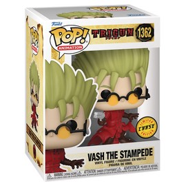 POP Anime: VASH The Stampede Limited Edition Chase Funko Vinyl Figure (Bundled with Compatible Box Protector Case), Multicolor, 3.75 inches (STL24588255)