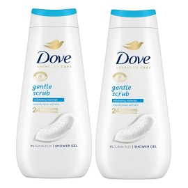 Dove Jabón Líquido Exfoliante Corporal Shower Gel 2pzs