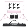 LDGHO Backdrop Stand 10x7ft(WxH) Photo Studio Adjustable Background Stand Support