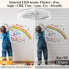 DIAMONDFORGE Ceiling Fans with Lights and Remote Fandelier - 20"