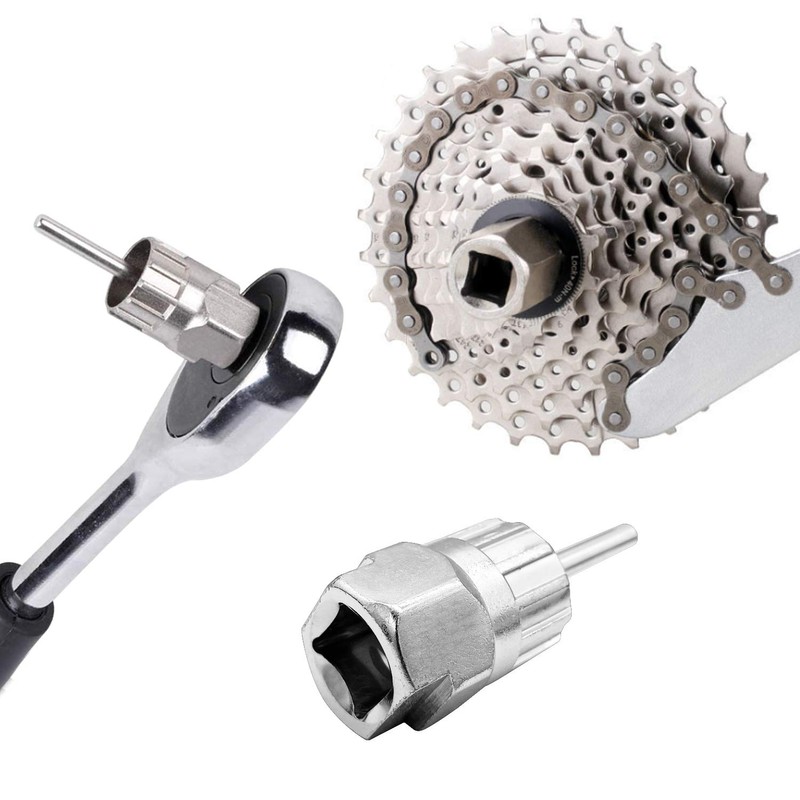 Kapsuen Bicycle Chain Whip – 3 Pieces Sprocket Puller Cassette
