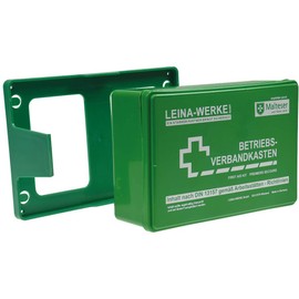 Leina Betriebsverbandkasten 21003 incl. Wandhalterung in gruen