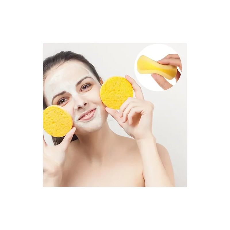 120 Pc Esponja Facial Comprimida Para Limpieza Y Exfoliación