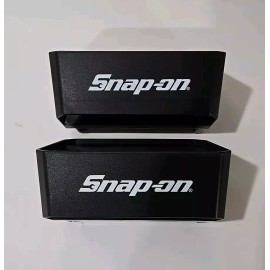 Snap-on 2PK Snap On Tools magnetic tray collapsible tools BLACK screws holder Bowl NEW!!