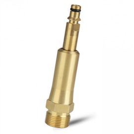 Pressure Washer Adapter,Karcher Hose Connector,High-Pressure Brass Hose Fitting (108mm) for Karcher K1 K2 K3 K4 K5 K7 & Other Car Wash Machines(M22 *1.5)