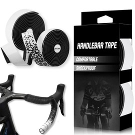 Handlebar Tapes, Cycling Handlebar Tape, Bicycle Handlebar Tape, Handlebar Tapes with End Plugs, Bicycle Handlebar Tape for MTB Road Bike, Bicycle Handlebar Tape, Non-Slip and Shock-Absorbing Grip