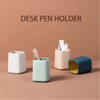 Desk Pencil Cup Stand Two-Tone Pencil Cup Pot Desk Pen