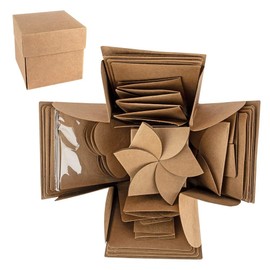 Kraft Paper Surprise Box | 12.5 cm x 12.5 cm x 12.5 cm | 300 g/m² | 25 Pieces