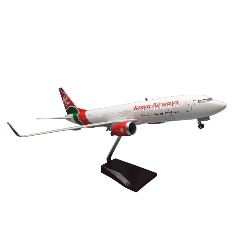 ANDSYYDS 1:85 Scale B737 Airplane Model with Kenya-Inspired Livery –
