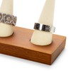 Oirlv Wooden Ring Stand Ring Storage Holder for Display and