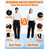 Men Heated Pants, 4 IN1 Control Switch Cargo Baggy Heating