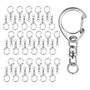 Key Chain Hardware [40 Pieces] One-touch Key Holder with Swivel