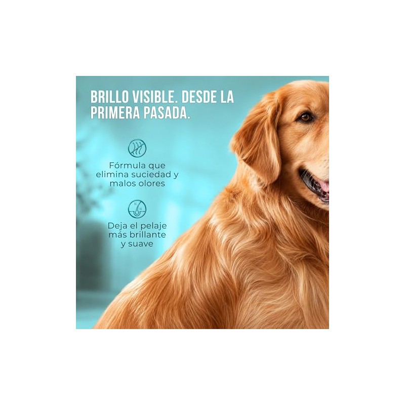 Shampoo para Perro - Brillo y Limpieza - Hipoalergnico -