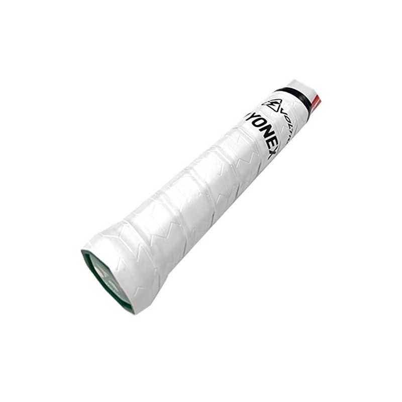 YONEX AC213 Tennis Grip Tape, Synthetic Leather, VR Grip, White