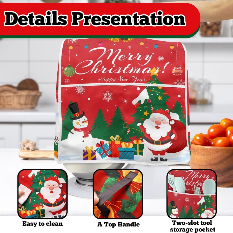 Kitchen Essentials - Funda para batidora de Navidad, para batidora