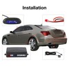 Auto LED Parking Sensor Backup Radar System Buzzing Alarm Weatherproof