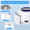 AOUGK Ultrasonic Retainer Cleaner Machine for Dentures, Braces, Mouth Guards