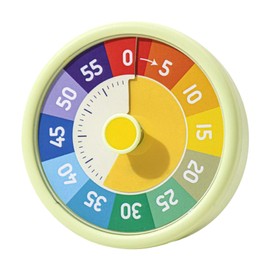 Visual Timer - Rainbow Visual Timers for Kids,Digital Clock Alarm 60 Minute Schedule Watch for Potty Homeschool Gym Teacher Workout Kitchen Brushing Management