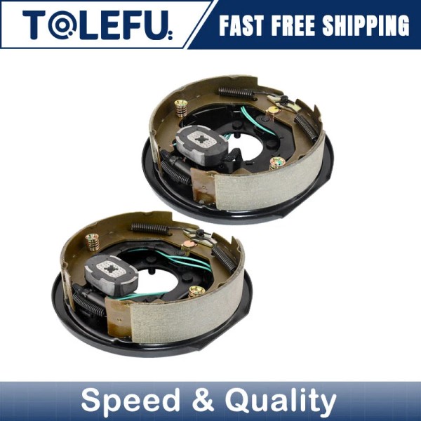 TOLEFU New 10" x 2-1/4" Electric Trailer Brake Assembly for